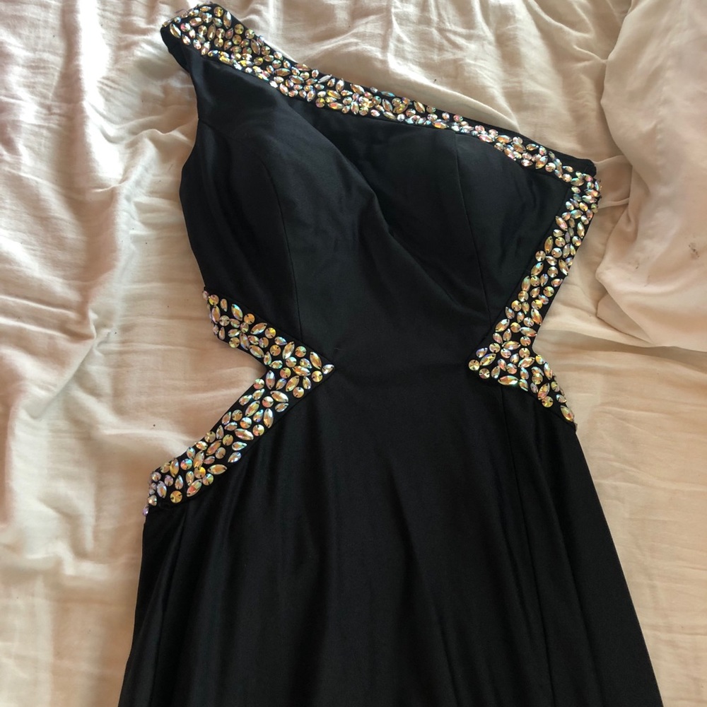 Prom dress pageant dress New Years black
